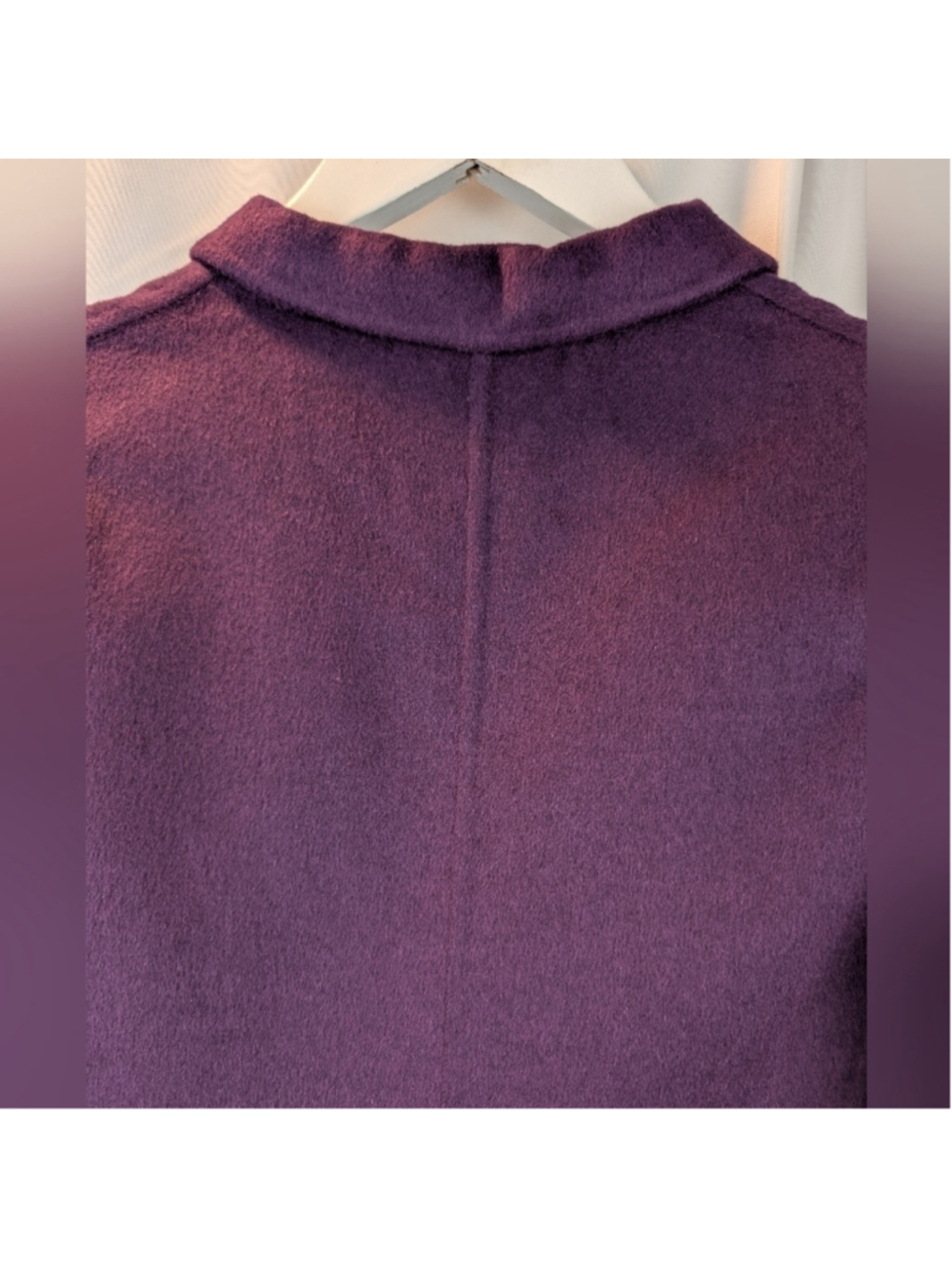 Jil Sander Purple Wool Blend Women's Jacket Size 8(38) In EUC - Picture 8 of 11
